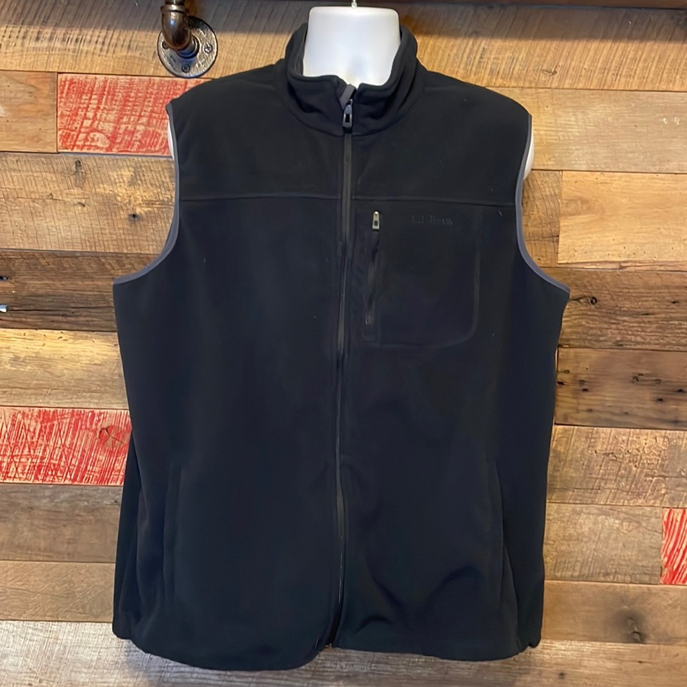 LL Bean Polartec fleece vest